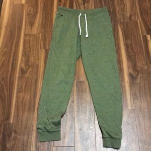 Olive green joggers